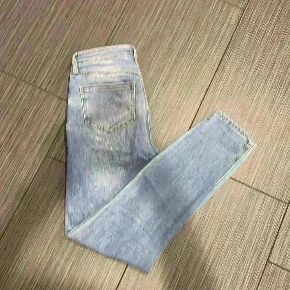 Abound Women's Blue Light Wash High Rise Zip Fly Skinny Denim Jeans Size 26 - Picture 7 of 10